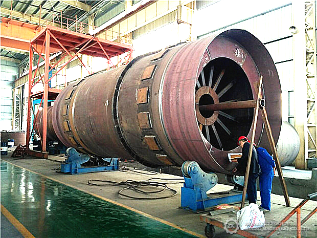 Гранулятор Φ3*11m роторный для завода удобрения NPK в Бразилии