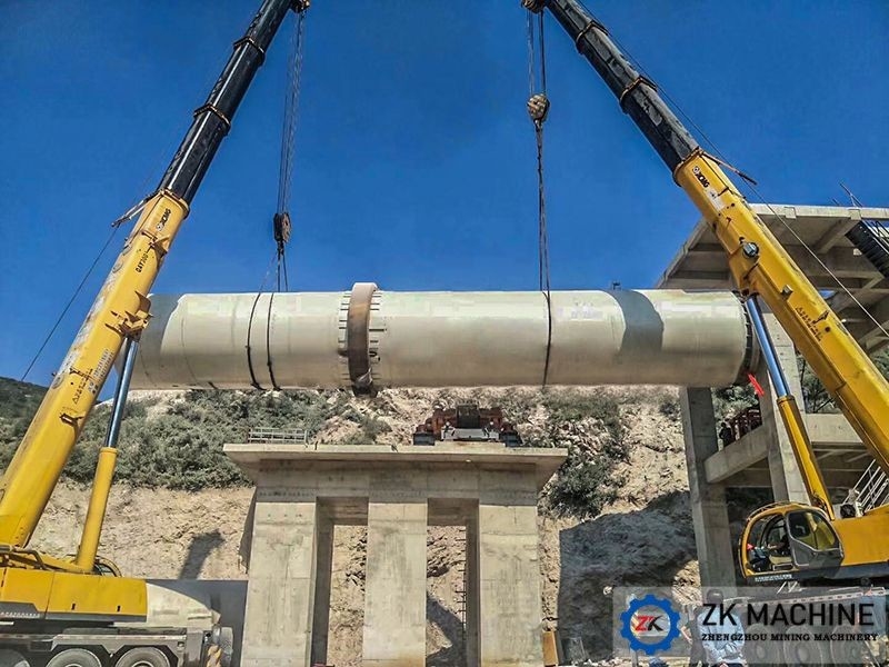 Производственная линия активного известняка 800T/D с полевой установкой и послепродажным обслуживанием
