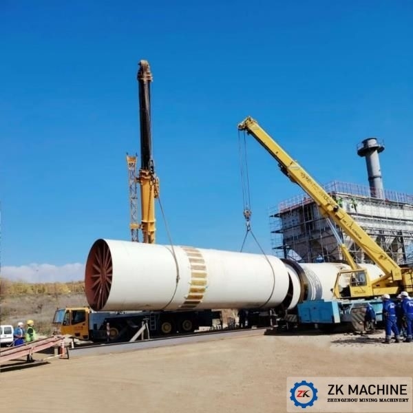 2-46 т/ч Промышленный вращающийся сушильщик с системой управления PLC для сушки минералов