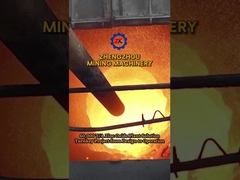 Оборудование для кальцинирования цинкокислоты в вращающейся печи Электропечь Переработка пепла